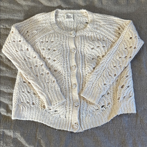 Little Moon Sweaters - Little Moon Rosella Sweater | Ivory
